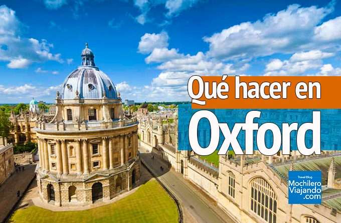 qué hacer en oxford